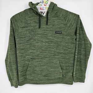 Coalatree Evolution Hoodie Mens XL Green Pullover Sweatshirt Thumbholes Fleece